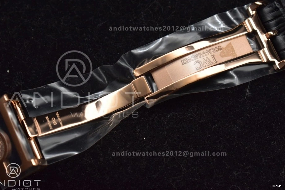 on 5033 Clone RG 1:1 Calendar Black Best Edition Perpetual Portugieser Dial A52610 Leather White Strap APSF 0131